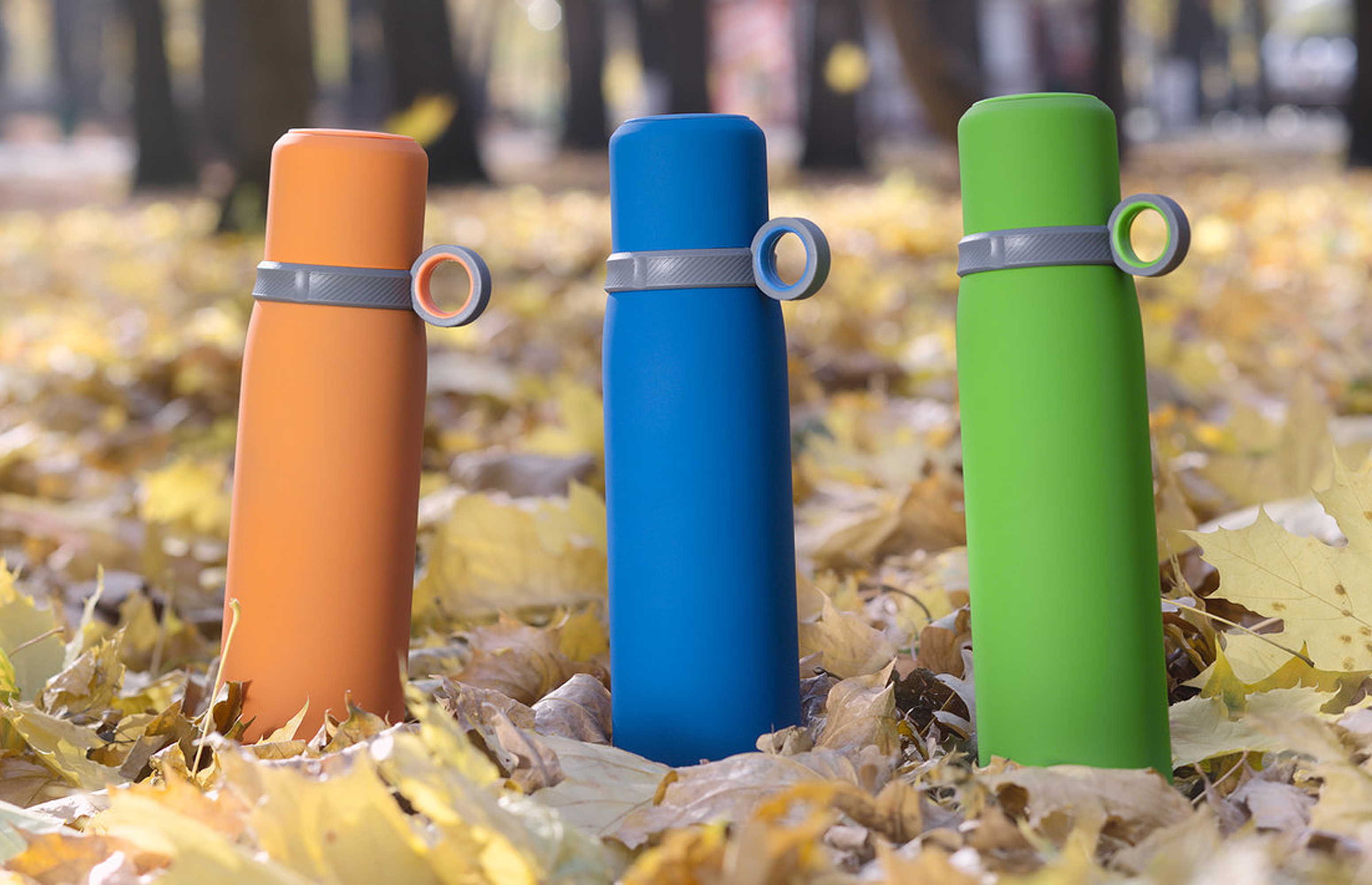 Термос "Урал" 600 мл, покрытие soft touch, черный