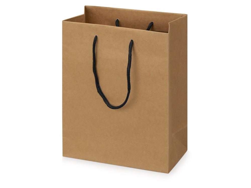 Пакет подарочный Kraft S с логотипом  | Print Logo