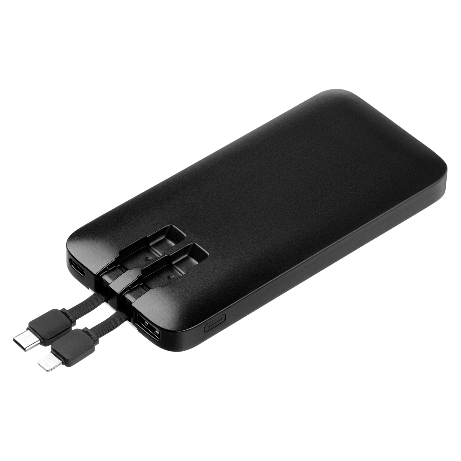 Внешний аккумулятор Оптима (Optima) 10000 mAh, черный фото на сайте Print Logo.