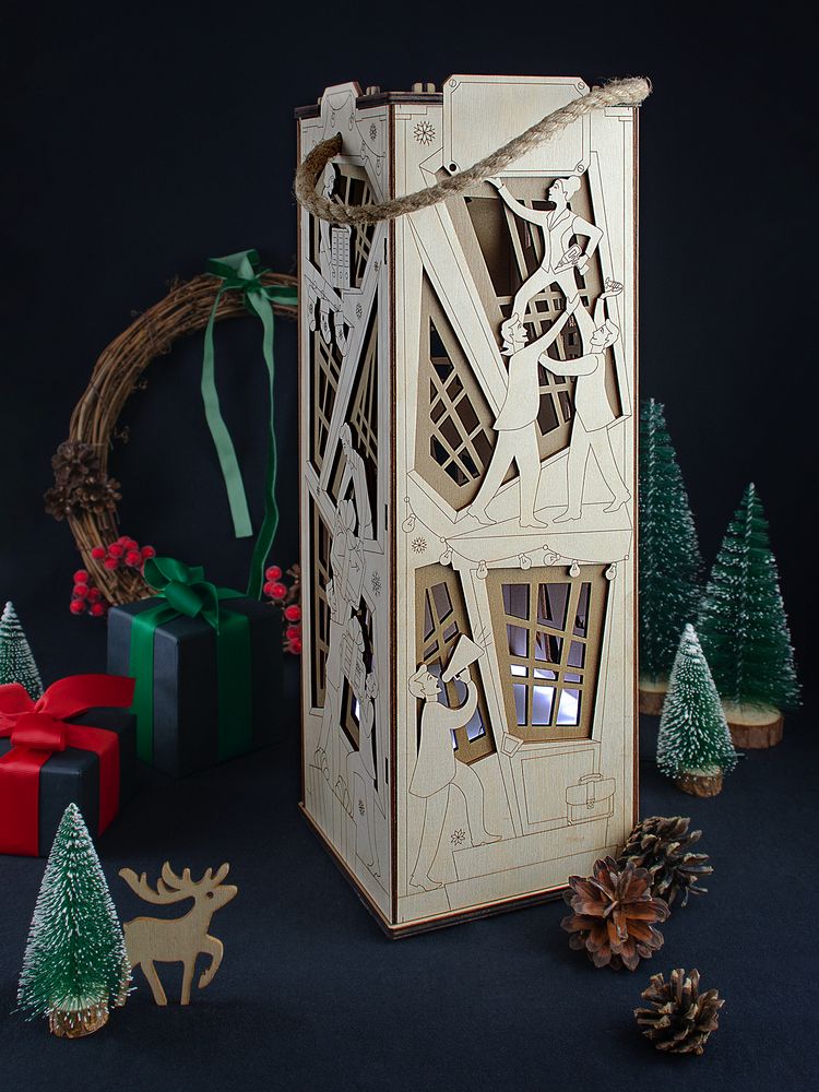 Футляр-светильник Good Job с логотипом сделано в России | Print Logo