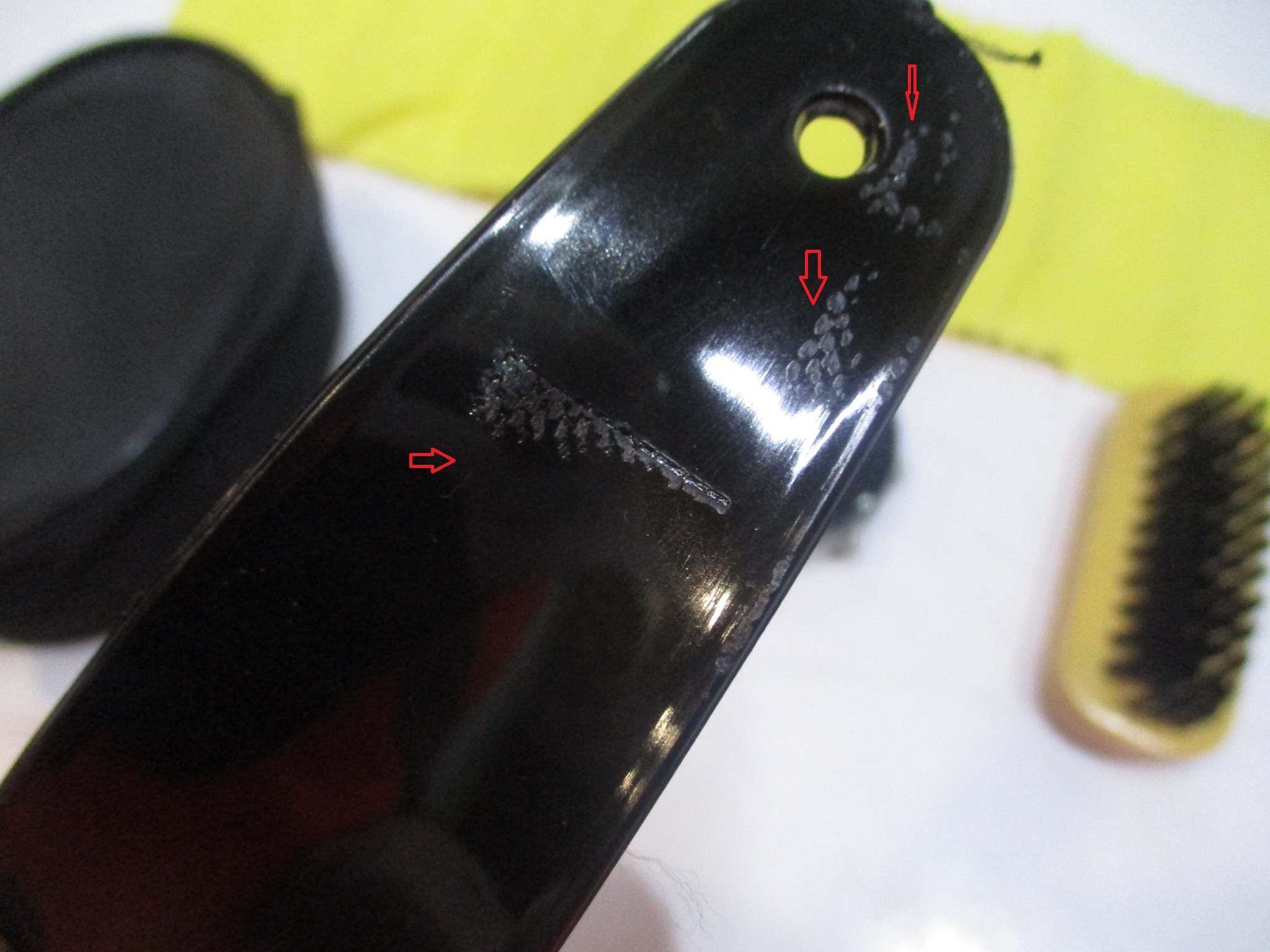 Набор для чистки обуви Hammond, черный (Р)