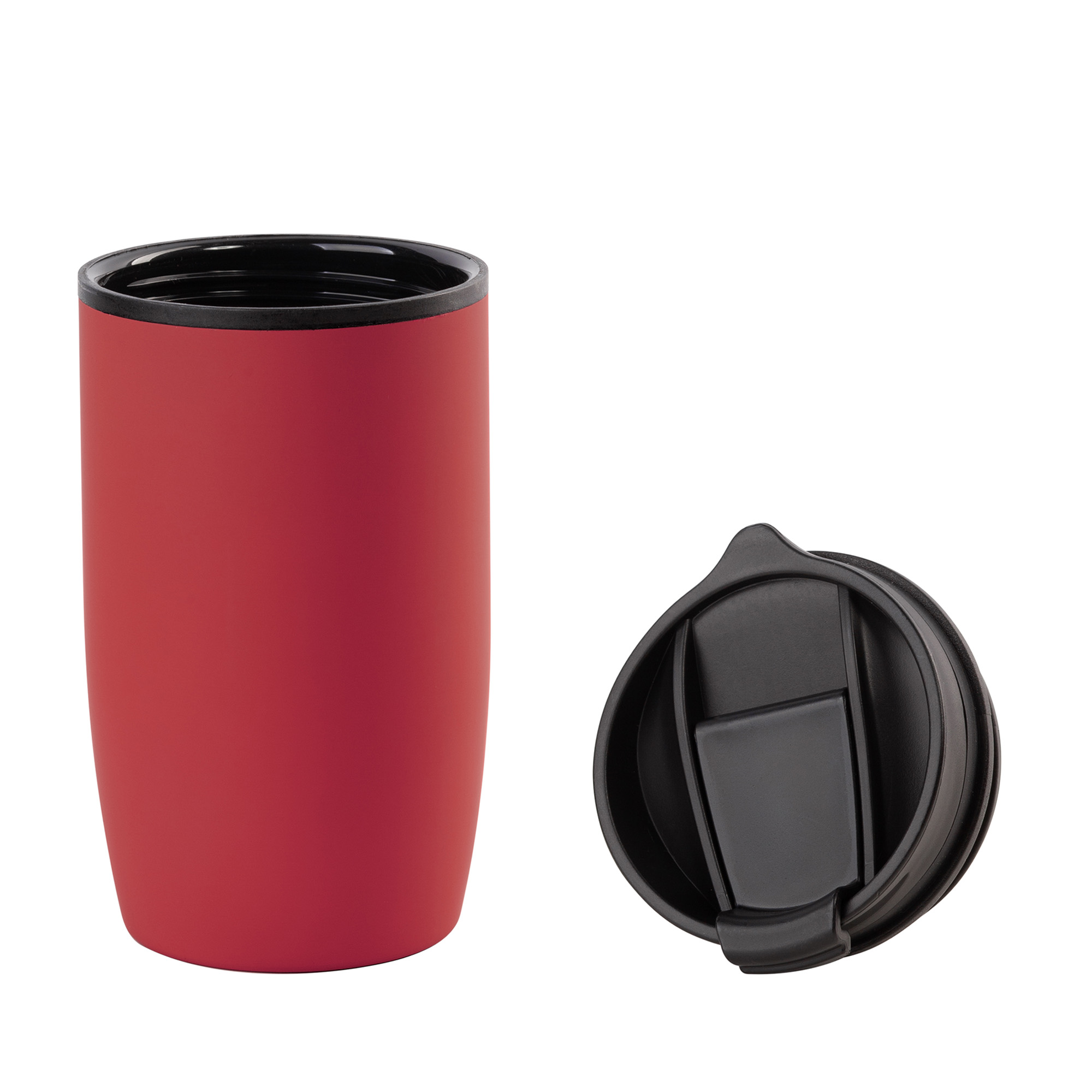 Термостакан "Unicup" 300 мл, покрытие soft touch, оранжевый