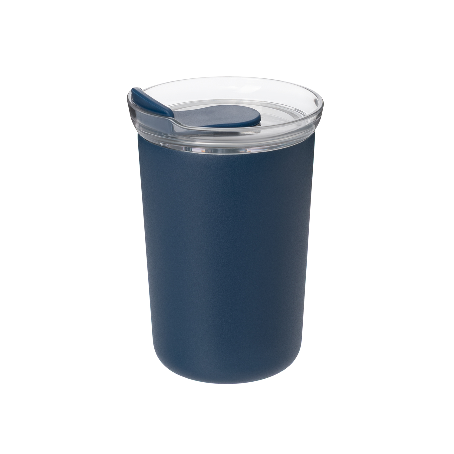 Термокружка вакуумная Страда, синяя