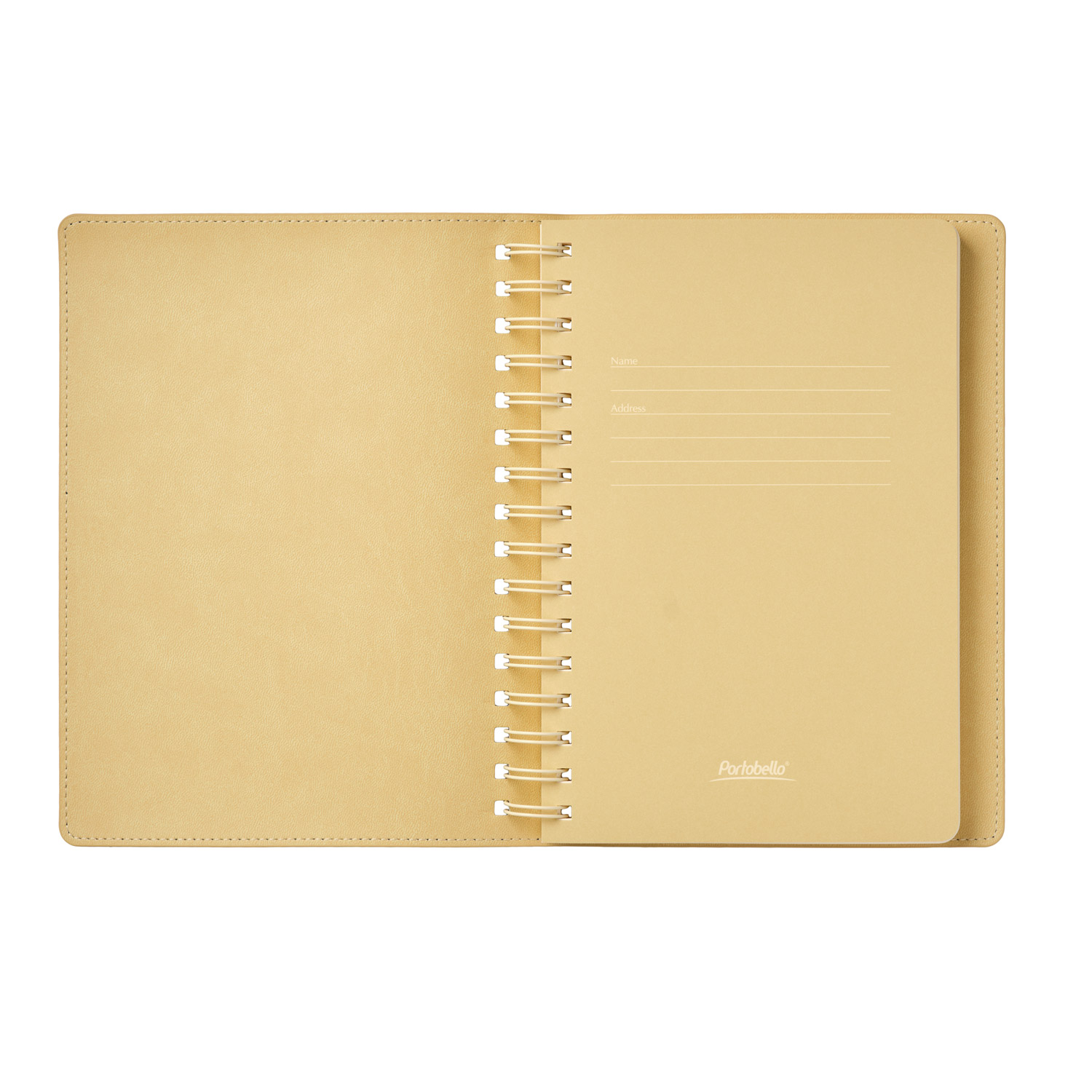 Ежедневник Виста (Vista) недатированный, черный/бежевый