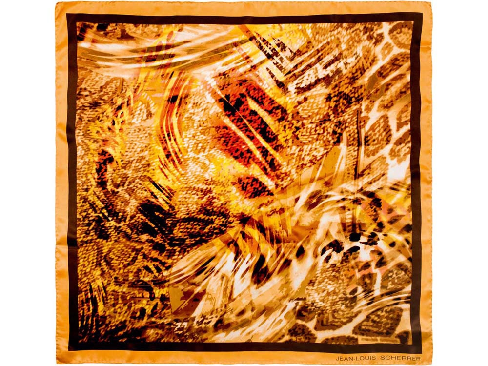 Платок Safari с логотипом Jean-Louis Scherrer | Print Logo