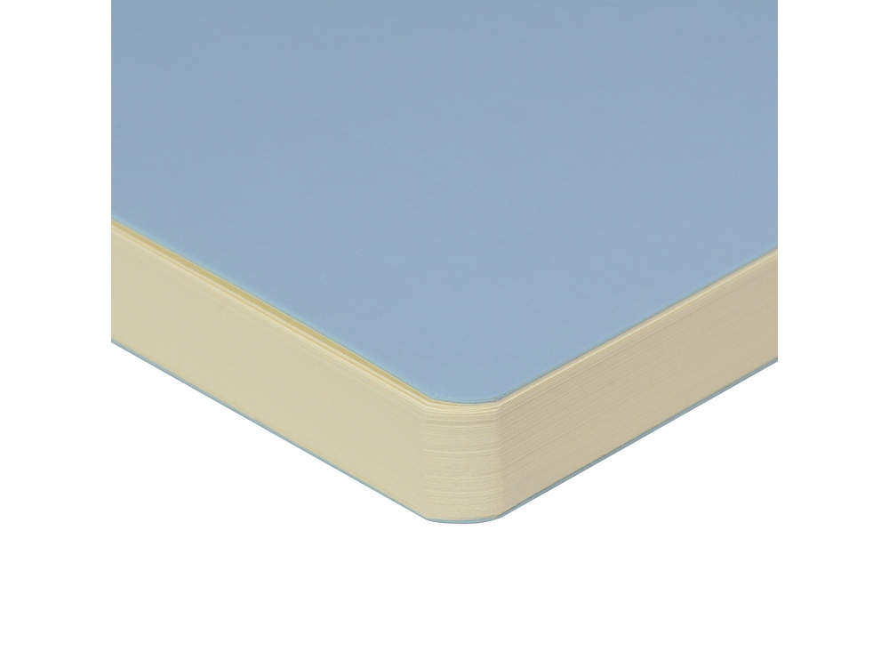 Скетчбук Sketch & Art в мягком переплете 145х145 мм, 100 л. бежевой бумаги 100 гр., голубой