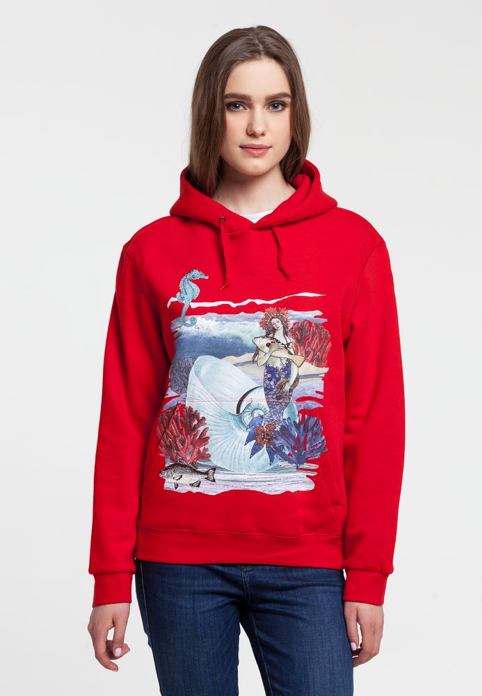 Толстовка женская Ragazza Di Mare с логотипом Принтэссенция | Print Logo