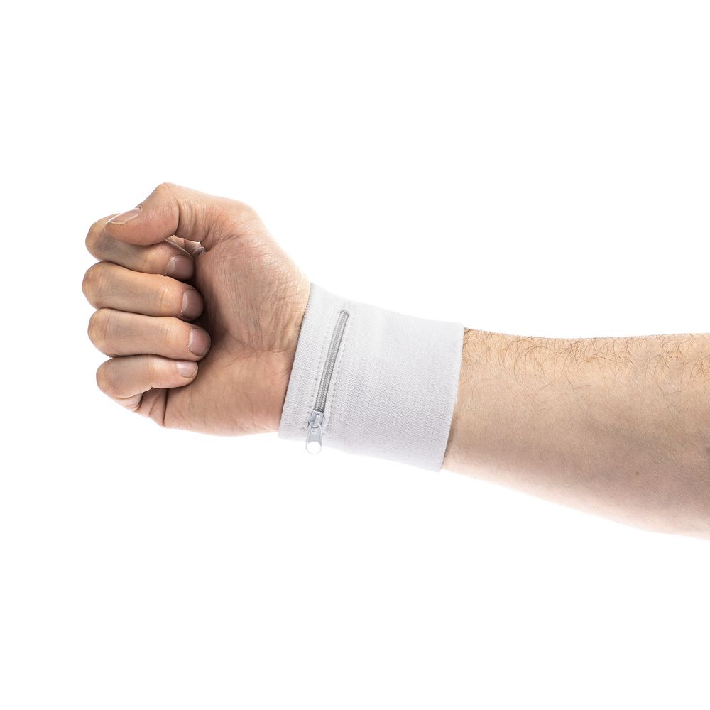 Напульсник с карманом Fiksu — пример нанесения логотипа () | Print Logo