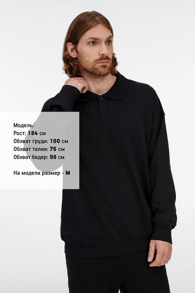 Свитшот оверсайз унисекс S6 фото на сайте Print Logo.