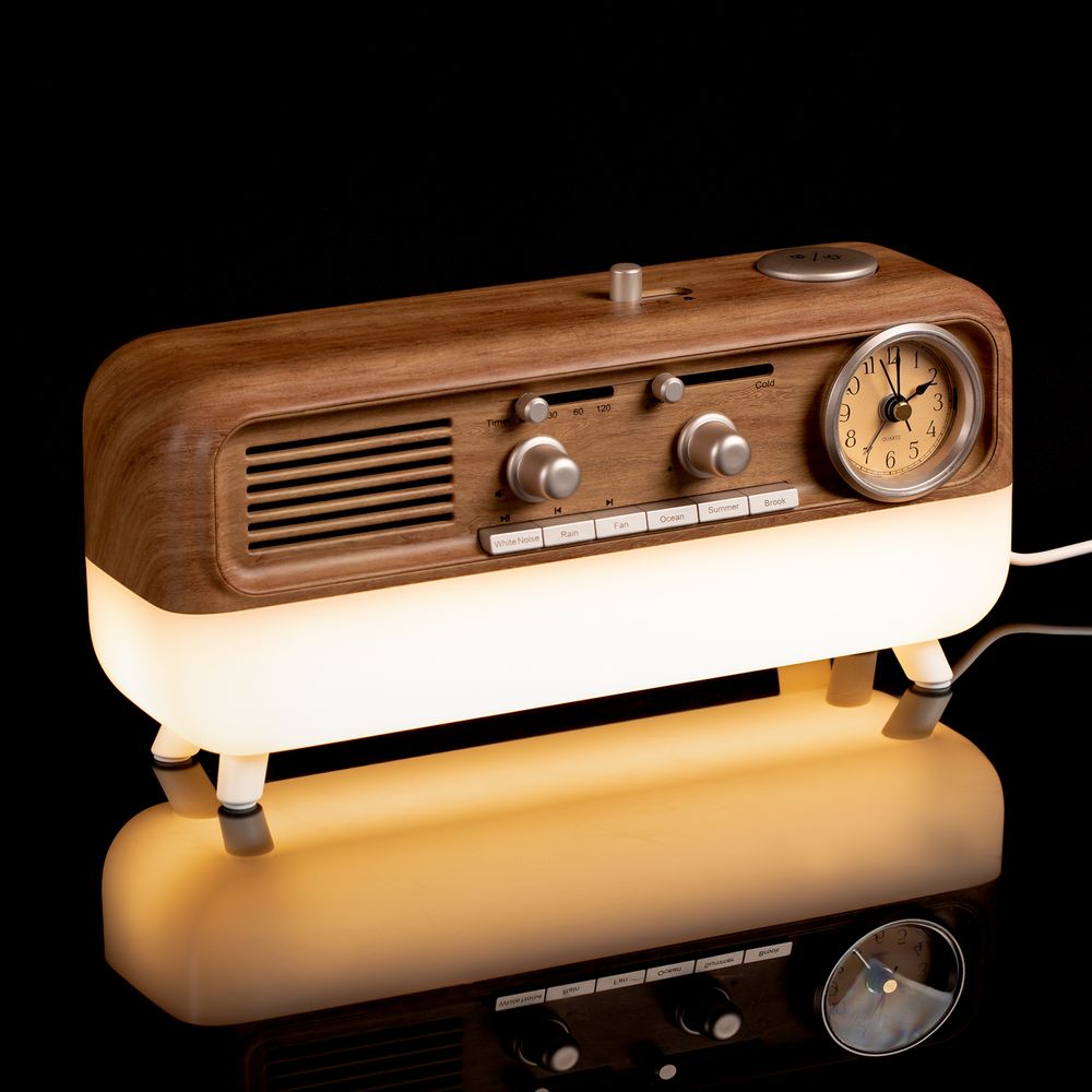 Bluetooth-колонка с часами и подсветкой Multiverse фото на сайте Print Logo.