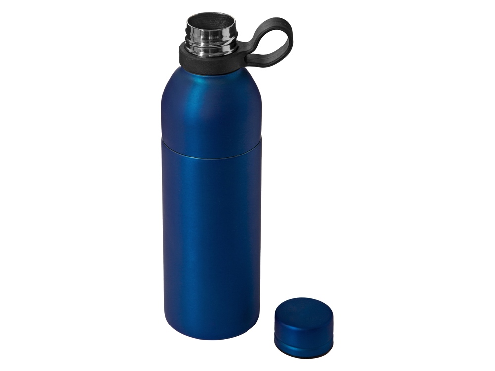 Универсальный составной термос Inverse, 550 мл, синий металлик