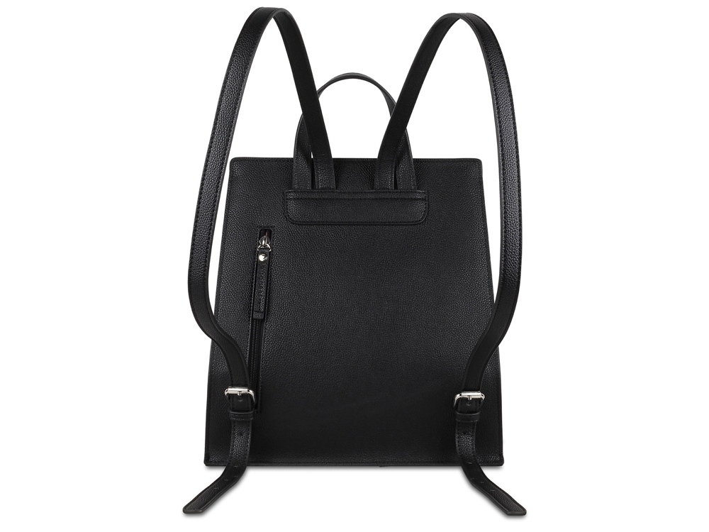 Рюкзак женский BUGATTI серия Chiara, чёрный, полиуретан, 29х14х31 см