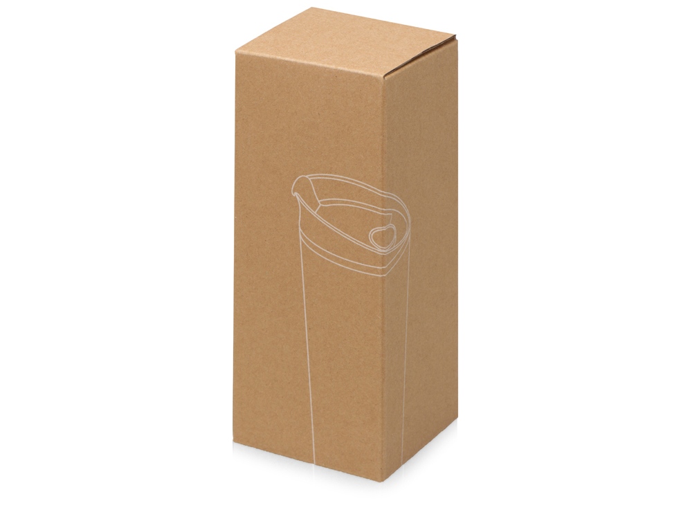 Термокружка Brite 500мл, белый/синий