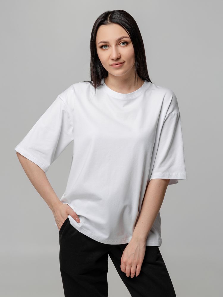 Футболка унисекс оверсайз Street Vibes, молочно-белая, размер M/L