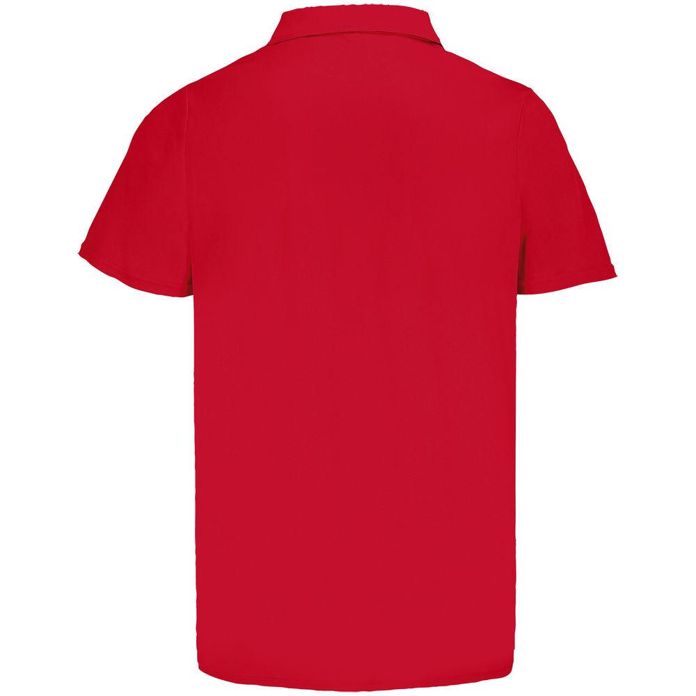Рубашка поло унисекс Pitcher, красная, размер M