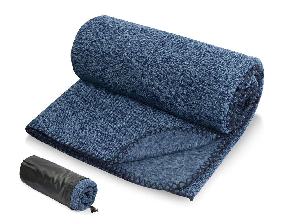 Плед вязаный Blend в чехле с логотипом  | Print Logo