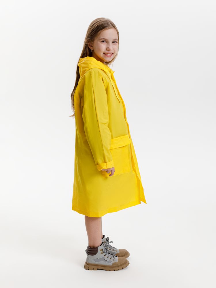 Дождевик детский RainDrop Kids, желтый, 8 лет (рост 118-128)
