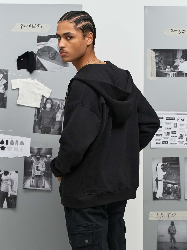 Толстовка унисекс на молнии Jelo, серый меланж, размер 3XL