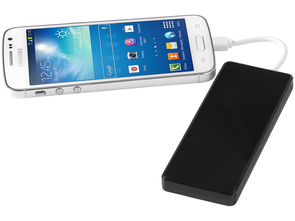 Портативное зарядное устройство Current, 1200 mAh, черный