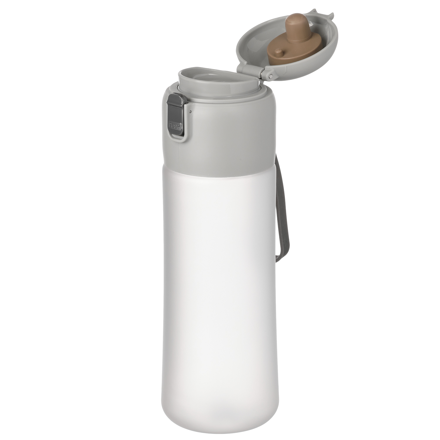 Бутылка для воды Капелла (Capella), серая фото на сайте Print Logo.