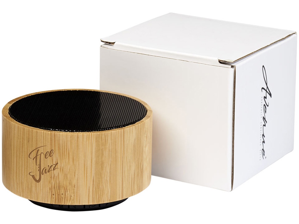 Бамбуковый Bluetoothдинамик Cosmos, черный