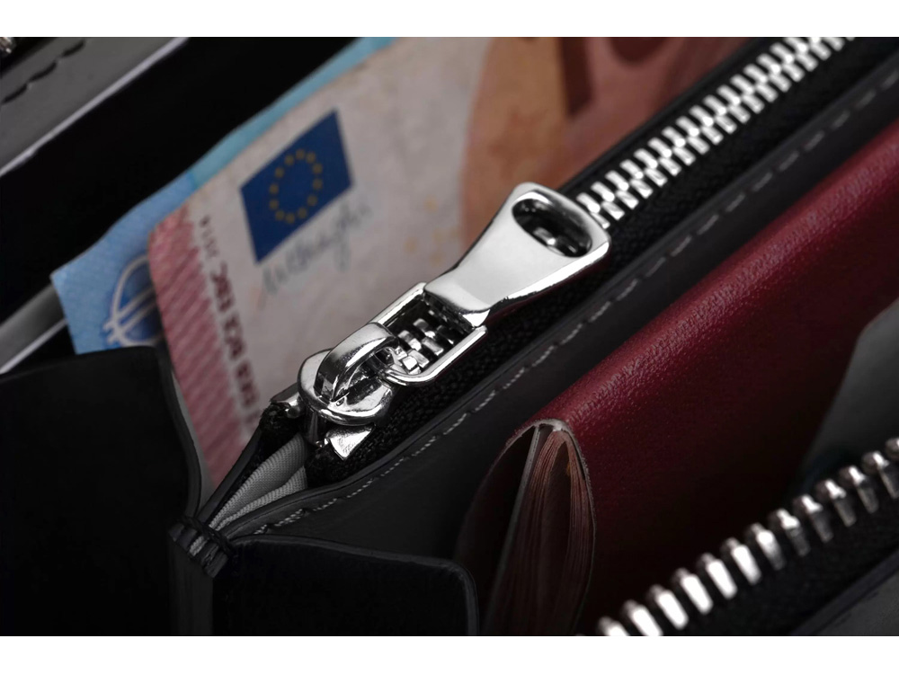 Бумажник Норд, черный