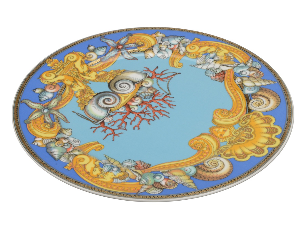 Блюдо La Mer с логотипом Versace | Print Logo
