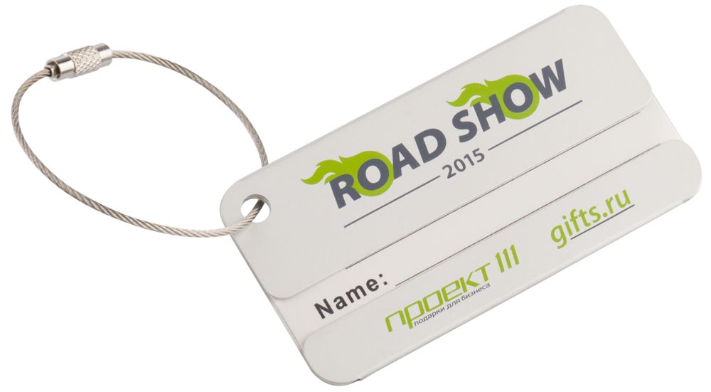 Бирка для багажа Aluminum фото на сайте  Print Logo.