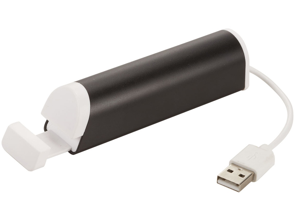 ЮСБ хаб с 4 портами и подставка для телефона, черный