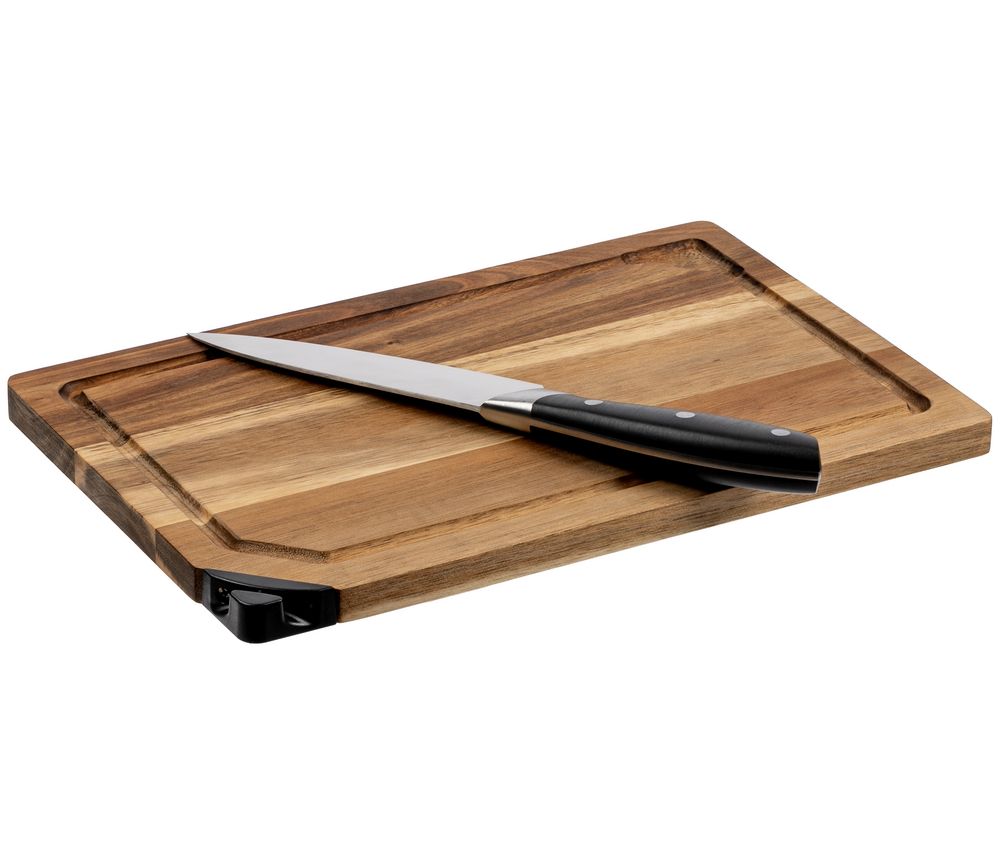 Набор для нарезки с шеф-ножом First Chop — пример нанесения логотипа () | Print Logo