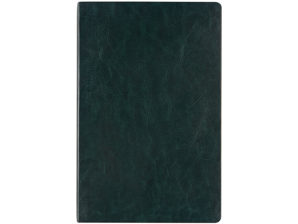 Ежедневник недатированный А5 Megapolis Nebraska Flex, зеленый с золотым обрезом (Р)