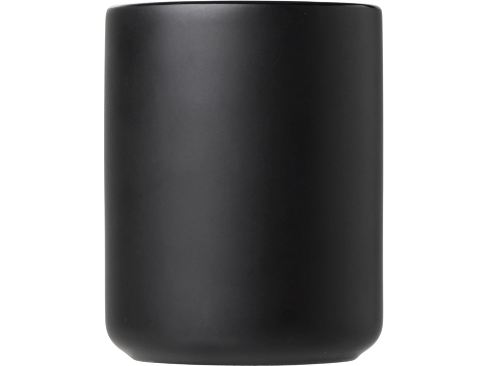 Кружка матовая с прямой ручкой Axio, 360 мл, черный