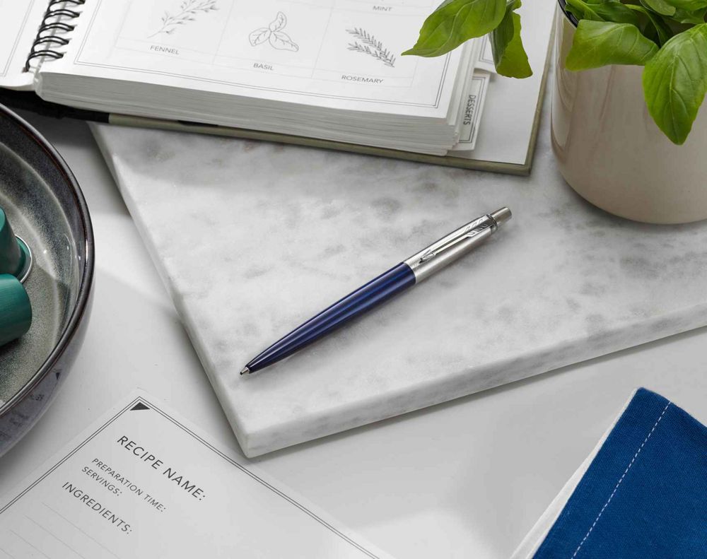 Ручка шариковая Parker Jotter Royal Blue CT фото на сайте Print Logo.