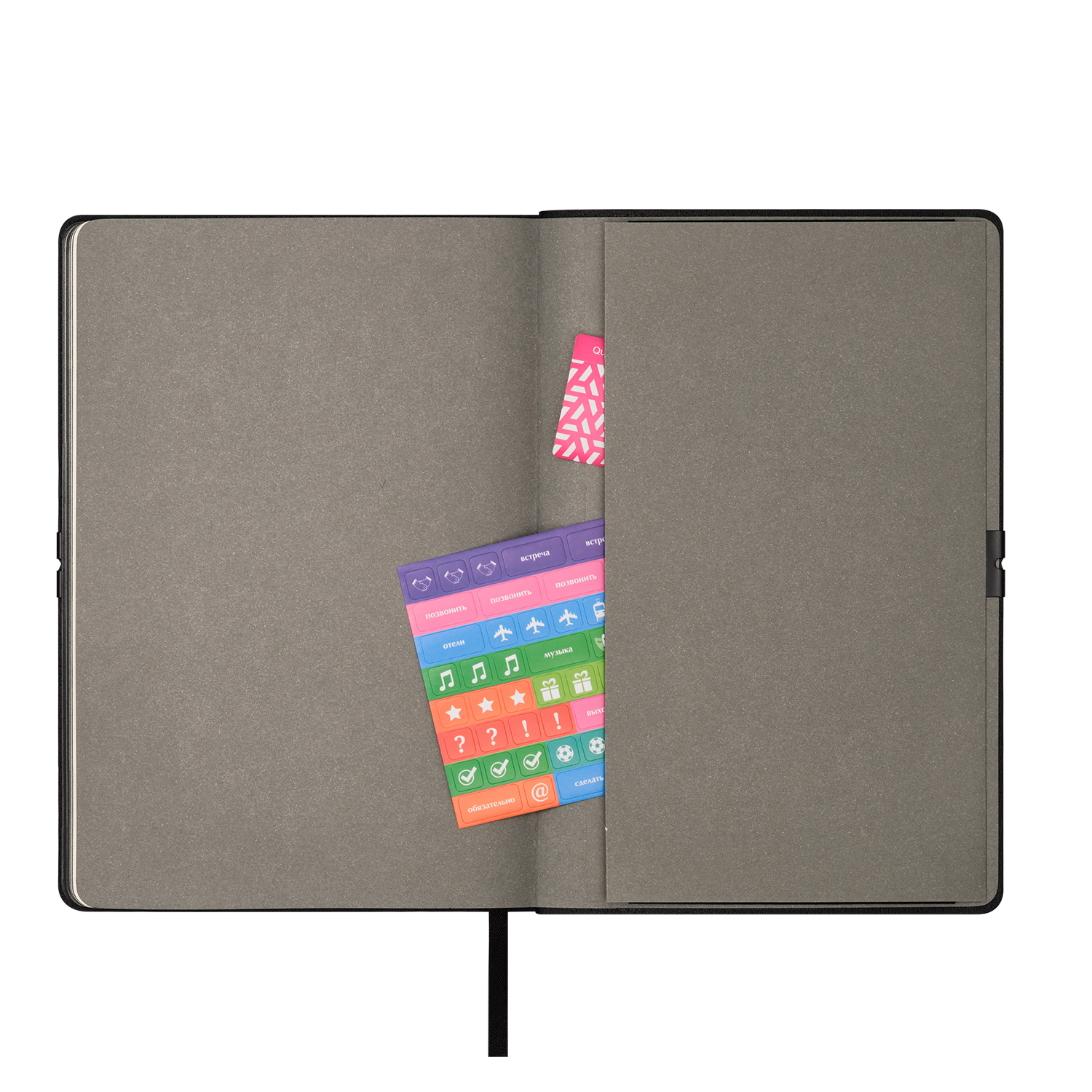 Ежедневник Ин Велюр (In Velour) недатированный, черный