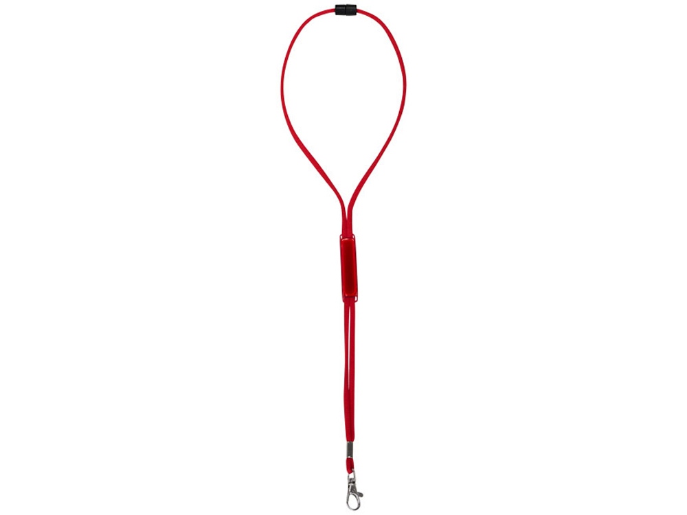 Шнурок Landa с регулируемой вставкой, красный