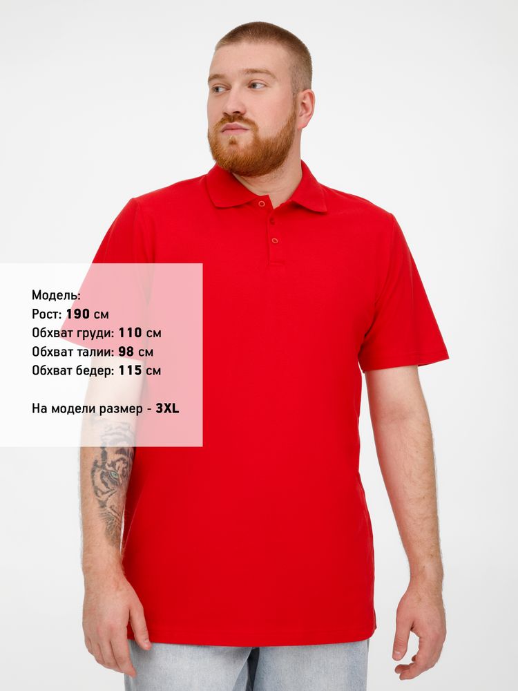 Рубашка поло мужская Virma Light, красная, размер 4XL