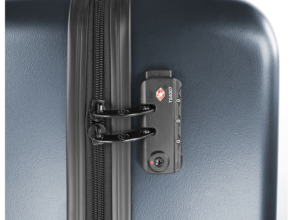 Чемодан BUGATTI КАЛЛИСТО | KALLISTO, синий, АБС-пластик, 44,5х26х63,5 см, 65 л