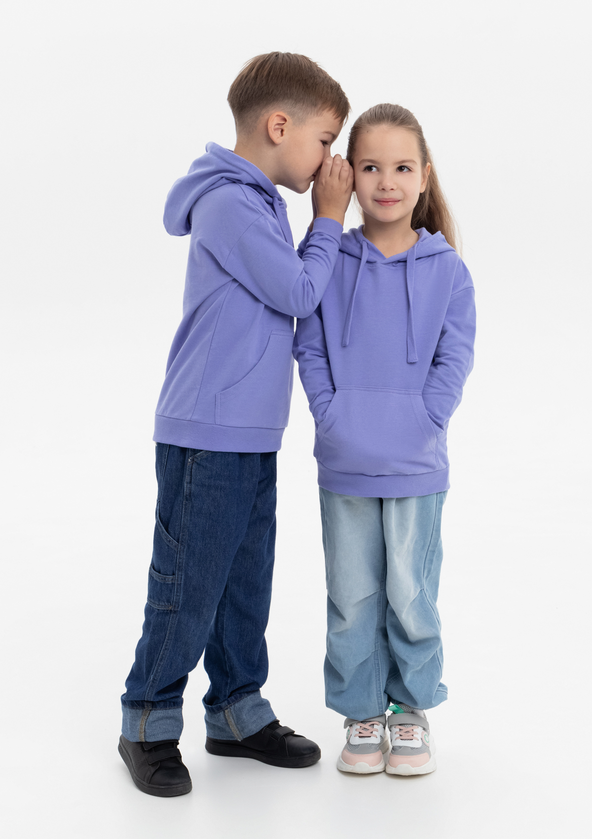 Худи детское STAN футер без начеса 260, 23J, Сливовый,  (95)  (10/10 лет)