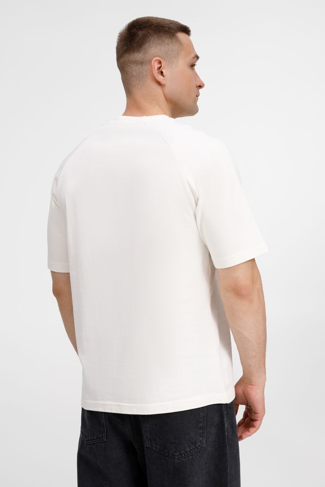 Футболка оверсайз унисекс Avenu, молочно-белая, размер XL/XXL