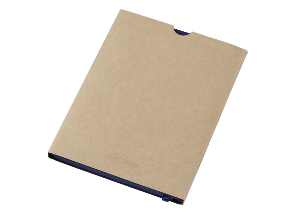 Блокнот А5 Notepeno Max, 96 листов 80 гр/м2 белой FSC бумаги, темно-синий