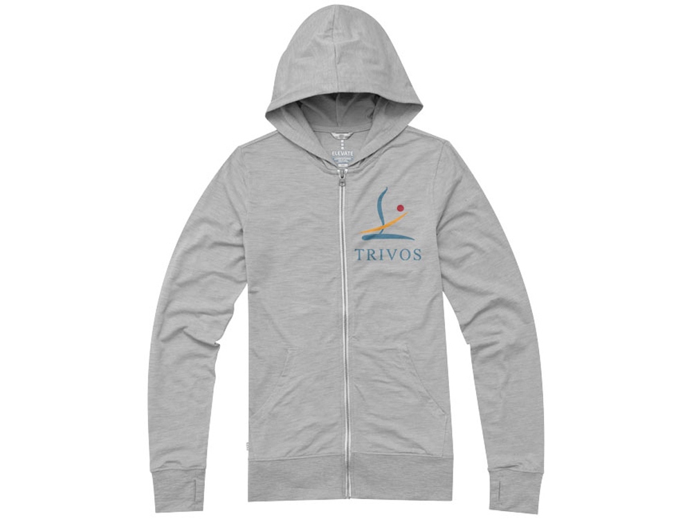 Толстовка Garner женская с капюшоном, серый меланж