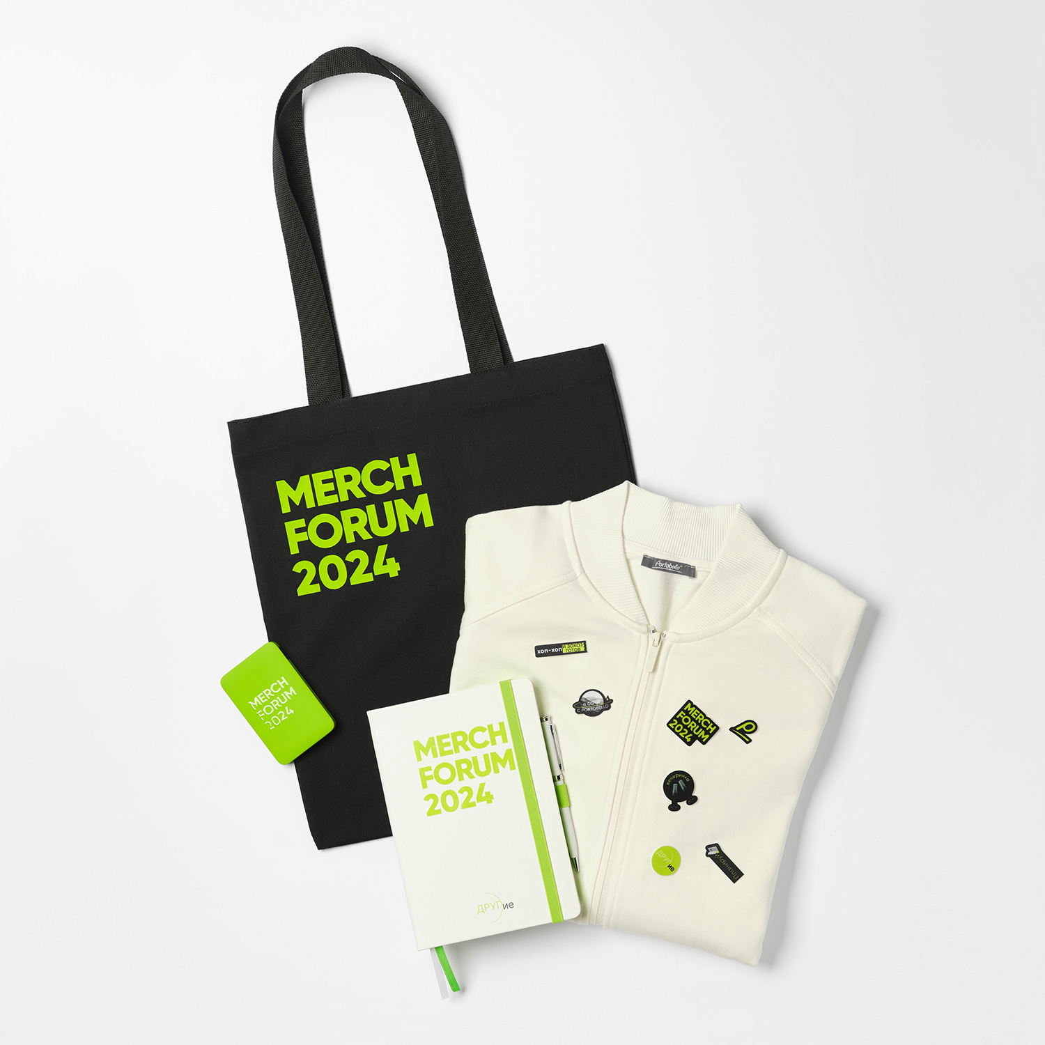 Ежедневник Арктик (Arctic) недатированный, белый/черный фото на сайте Print Logo.