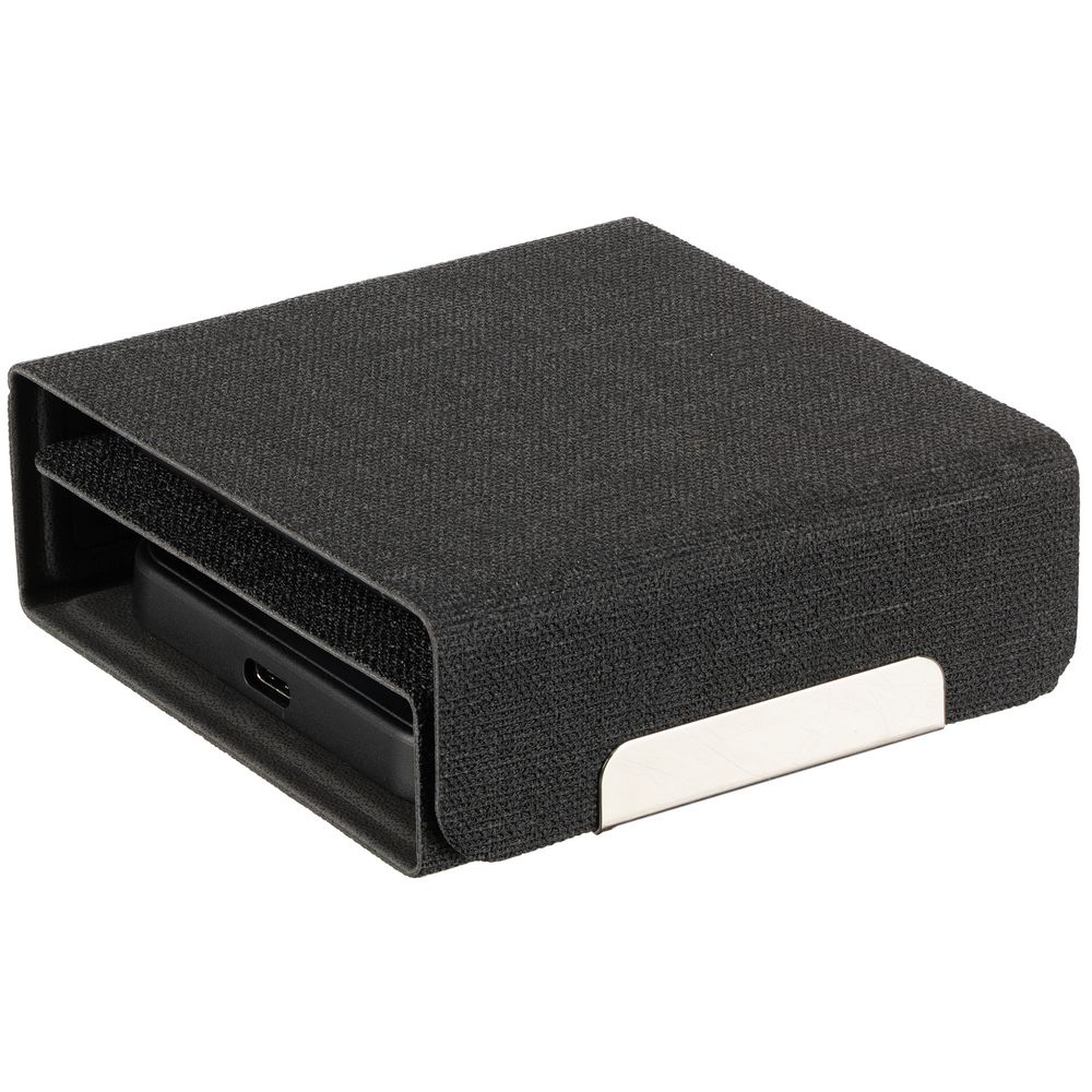 Складная станция беспроводной зарядки triFlex — пример нанесения логотипа (Indivo) | Print Logo