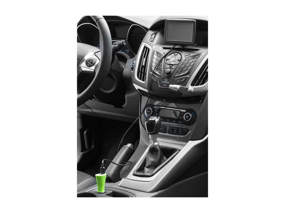 Адаптер автомобильный Pole, лайм