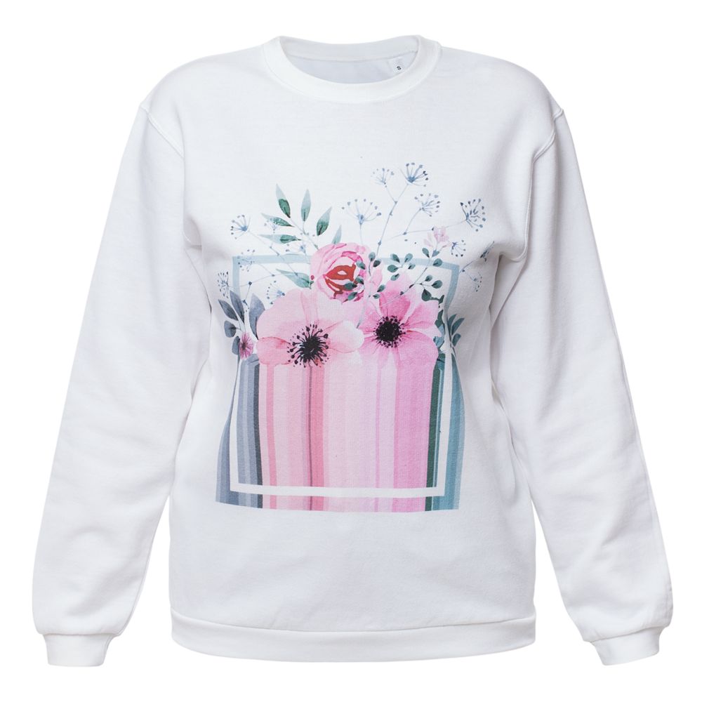 Толстовка Bloom, белая, размер XL