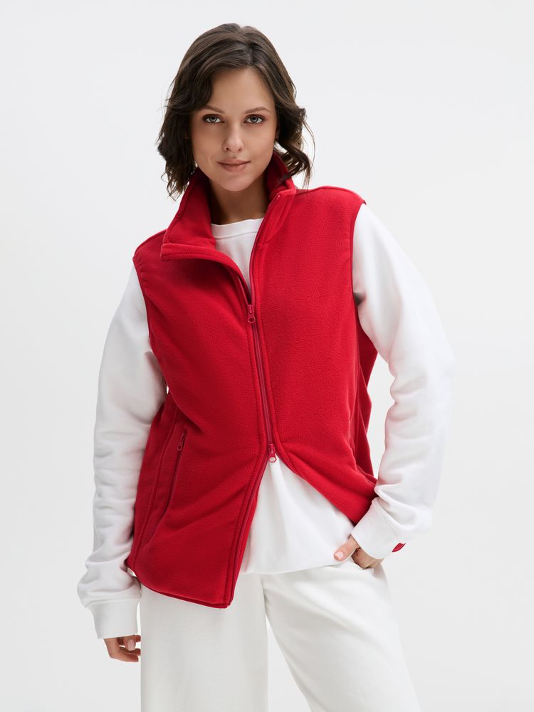 Жилет флисовый унисекс Ben Mac, красный, размер XL