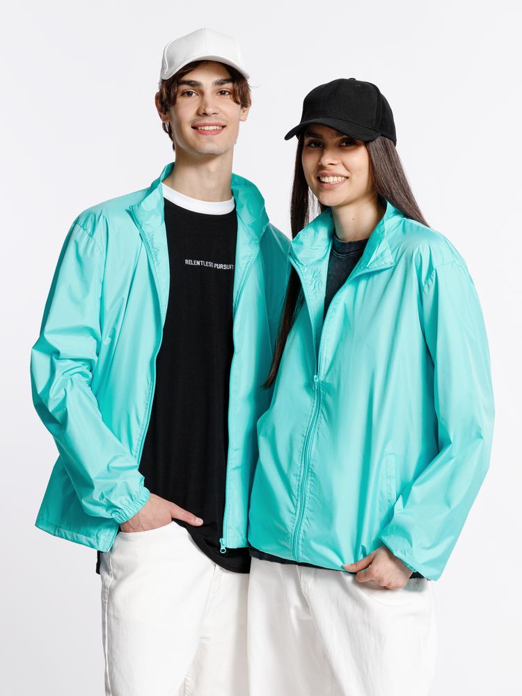 Ветровка Kivach, бирюзовая (тиффани), размер S