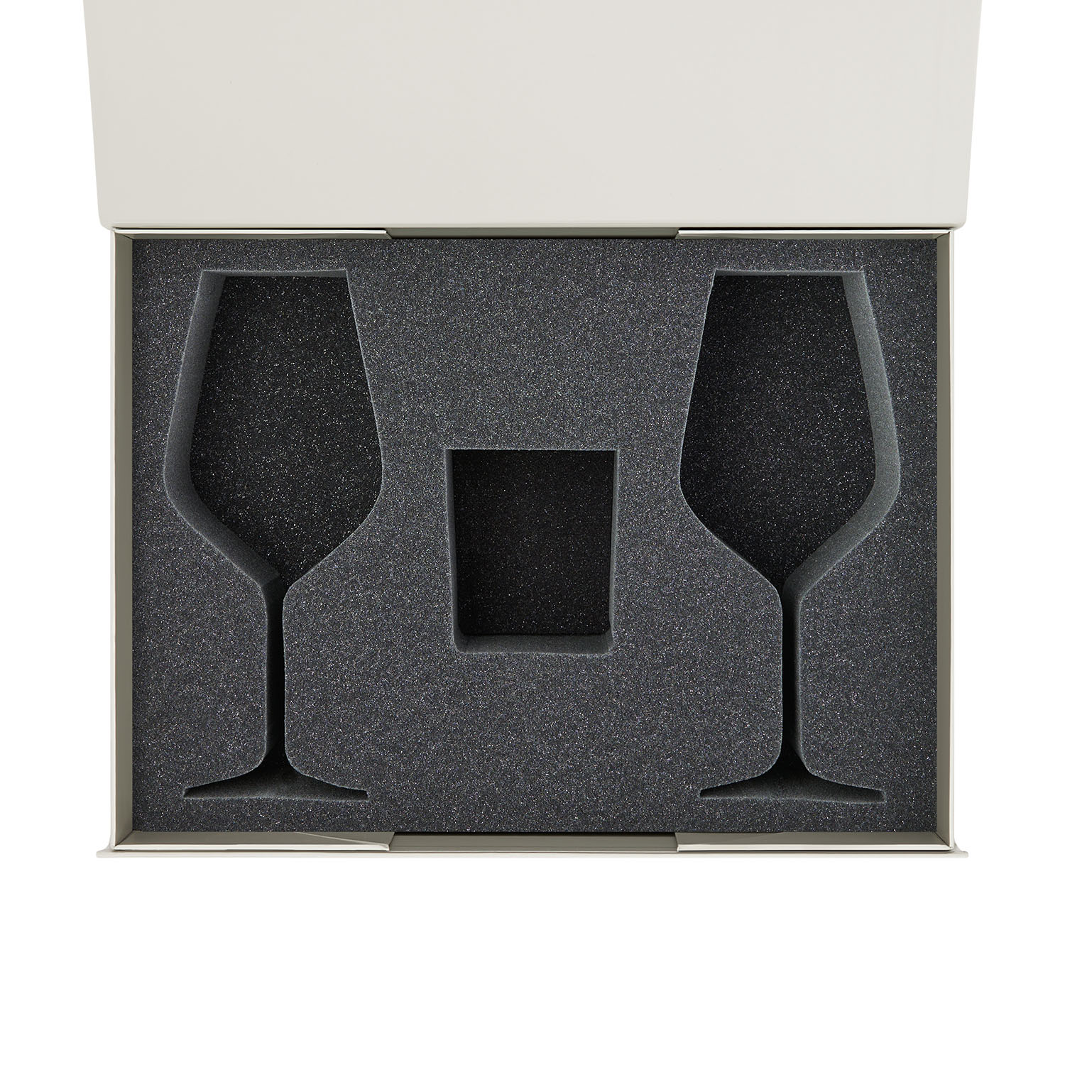 Ложемент под свечу Энигма (Enigma) + 2 бокала для вина в среднюю коробку-трансформер (арт. 695721)