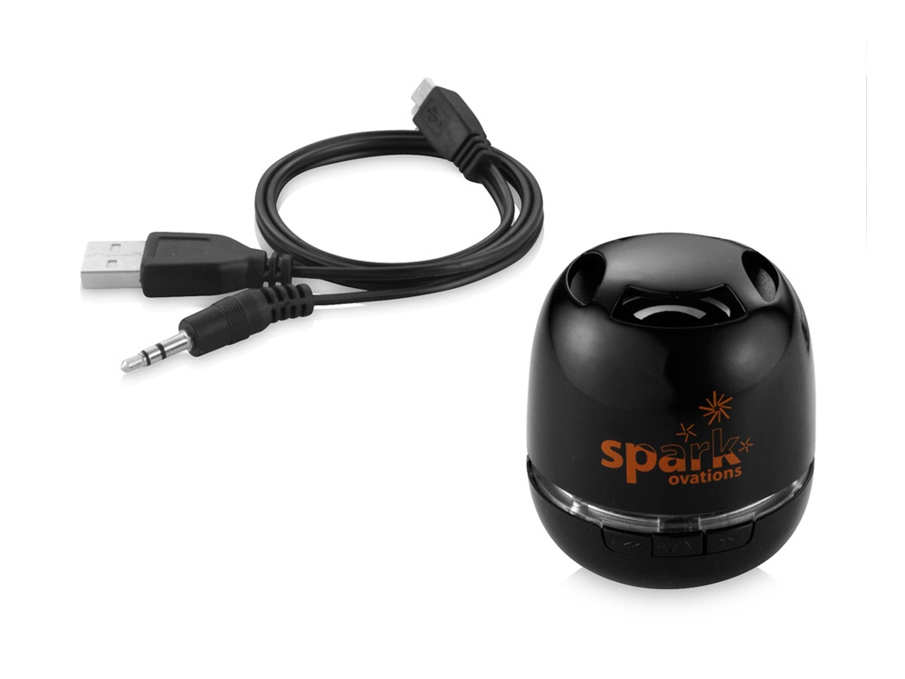 Портативная колонка Commander с функцией Bluetooth®, черный