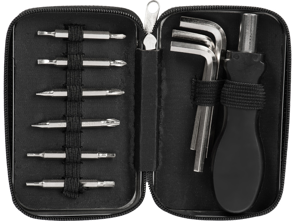 Набор отверток 10-в-1, серебристый (Р)